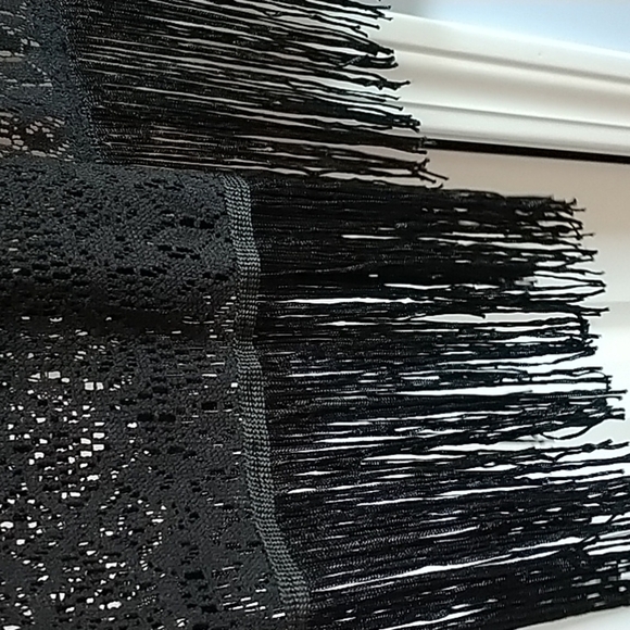 Atmosphere Black Lace Beach Cover-up S/M - Picture 4 of 11